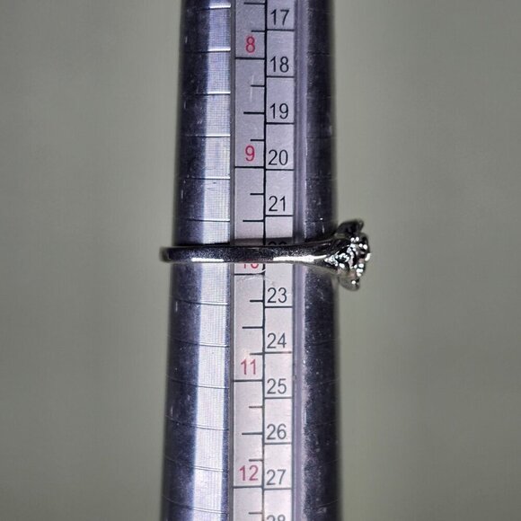 Sculpted Silvery Rose Ring Size 10 (NWOT) - Picture 6 of 6